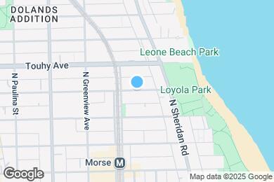 Map image of the property - 1363 W Estes Ave