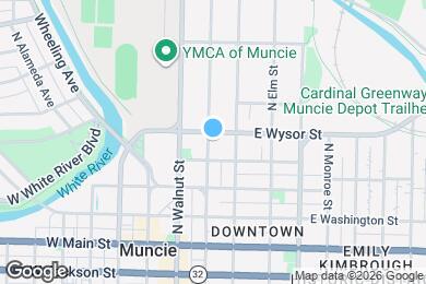 Map image of the property - 416 N Mulberry St