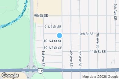 Map image of the property - 1015 3rd Ave SE