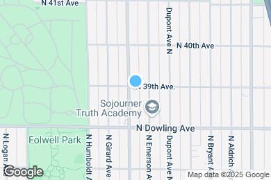 Map image of the property - 3858 Fremont Ave N