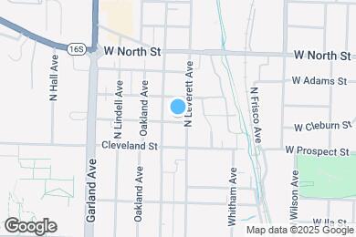 Map image of the property - 832 W Eagle St