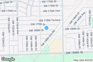 Map image of the property - 14848 SW 180th St