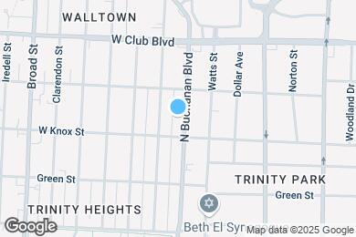 Map image of the property - 1009 N Buchanan Blvd