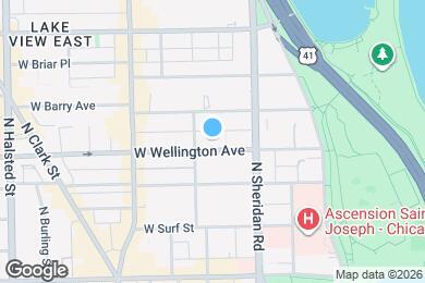 Map image of the property - 428 W Wellington Ave