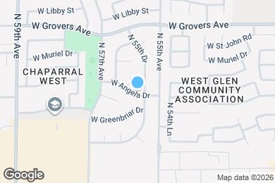 Map image of the property - 5526 W Angela Dr