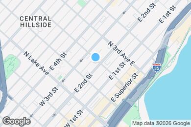 Map image of the property - 131 E 2nd St