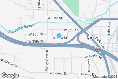 Map image of the property - 1512 W 35th St