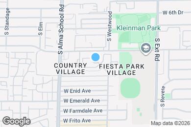 Map image of the property - 818 S Westwood