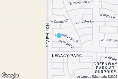 Map image of the property - 16202 W Banff Ln