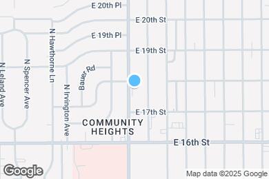 Map image of the property - 1745 N Ritter Ave