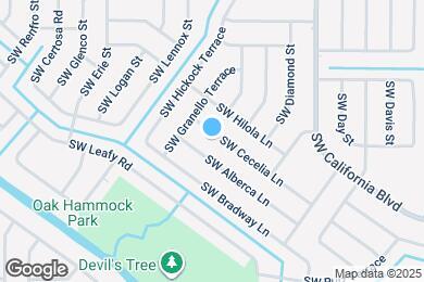 Map image of the property - 1852 SW Cecelia Ln