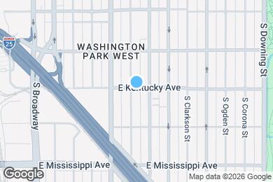 Map image of the property - 900 S Pennsylvania St