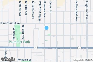 Map image of the property - 1220 N. Formosa Ave