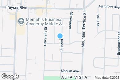 Map image of the property - 3223 Boone St