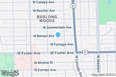 Map image of the property - 2623 W Berwyn Ave