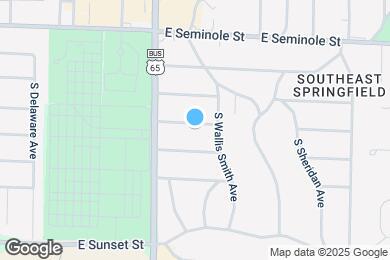 Map image of the property - 1846 E Broadmoor St