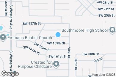 Map image of the property - 600 SW 159th Terrace