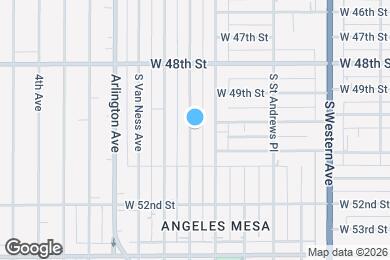 Map image of the property - 5008 1/2 South Wilton Place