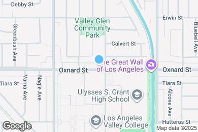 Map image of the property - 13129 Oxnard St