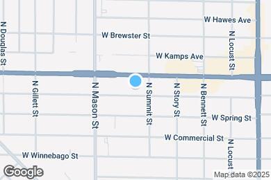 Map image of the property - 1118 W Summer St