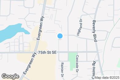 Map image of the property - 7329 Rainier Dr