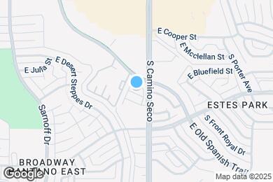 Map image of the property - 8665 E Ultra Dr