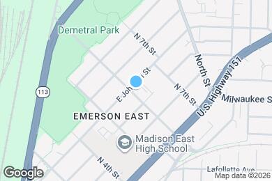 Map image of the property - 217 N 6th St