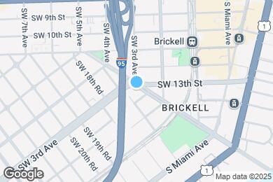 Map image of the property - Furnished Studio-Miami - Brickell - Port of Miami