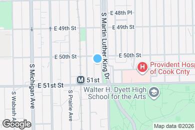 Map image of the property - 5014 S King Dr