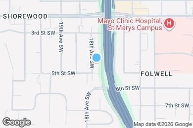 Map image of the property - 418 18th Ave SW