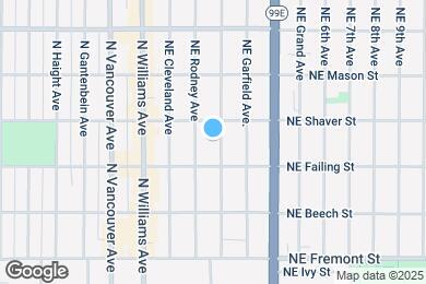 Map image of the property - 3943 NE Mallory Ave