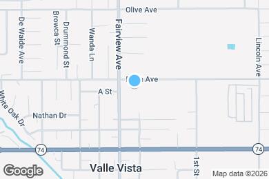 Map image of the property - 44085 Palm Ave