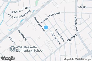 Map image of the property - 802 Westwood Ave