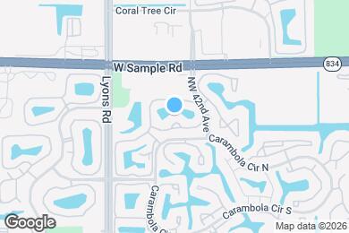 Map image of the property - 4033 Carambola Cir N