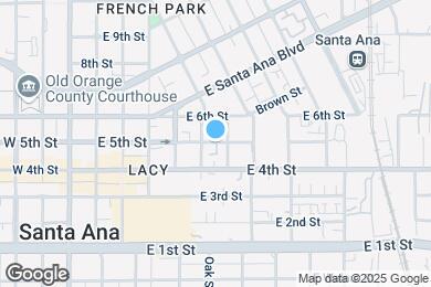 Map image of the property - 616 S Van Ness Ave