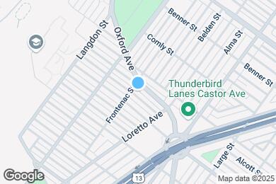 Map image of the property - 1211 Alcott St