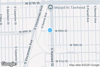 Map image of the property - 8906 S Halsted St