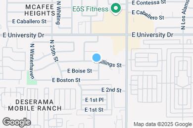 Map image of the property - 2651 E Billings St
