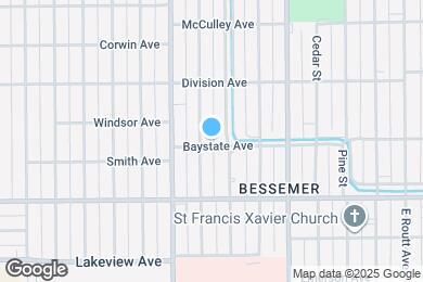 Map image of the property - 1544 Wabash Ave