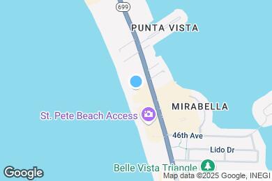 Map image of the property - 4950 Gulf Blvd