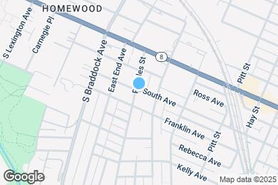Map image of the property - 303 Peebles St