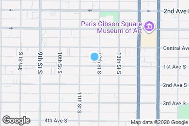 Map image of the property - 1123 1st Ave S
