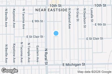 Map image of the property - 649 N Oxford St