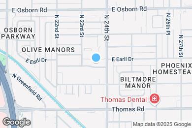 Map image of the property - 2326 E Earll Dr