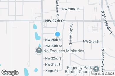 Map image of the property - 1013 NW 25th St