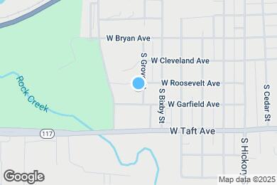 Map image of the property - 706 S Grove St