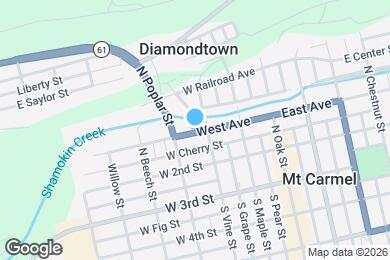Map image of the property - 225 West Ave