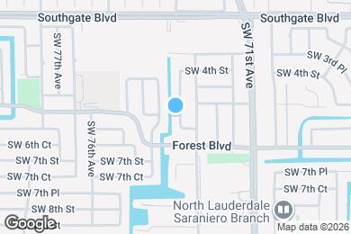 Map image of the property - 425 SW 74th Ave