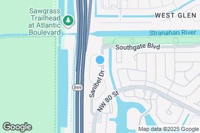 Map image of the property - 8021 Sanibel Dr