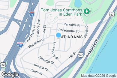 Map image of the property - 1139 Belvedere St